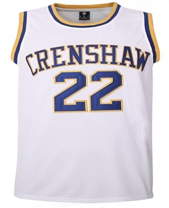 Camiseta de Baloncesto McCall 22, Tallas S-XXXL, Blanca, Transpirable, Antibacteriana, de Secado Rápido, Tallas Grandes - Product Image 1