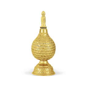 Pichet de Communion en laiton argenté de style antique fournitures d'église religieuse entièrement gravées Logo personnalisé modèle Souvenir en métal poli - Product Image 6