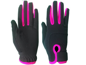 Gants d'équitation pour femmes, en cuir de vache véritable, avec Logo personnalisé, ne glisse pas, grande poignée - Product Image 3