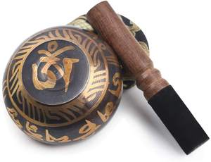 CUENCO DE LATÓN DE MEDITACIÓN TIBETANA DE ALTA CALIDAD Y MEJOR FABRICACIÓN EN TODA EL PRECIO DE VENTA CUENCO DE METAL MÁS VENTA - Product Image 5