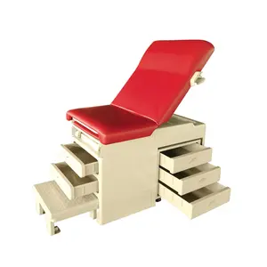 High Quality Hospital Gynecological Ob Gyn Exam Table Medical Female Examination Obstetric Chouch Chair With Storage Drawers