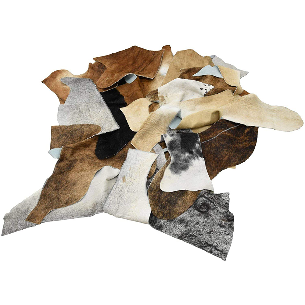 Обрезки из воловьей кожи, Воловья кожа для поделок, 1 фунт, смешанные цвета, случайные размеры