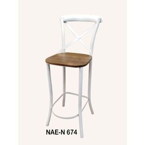 Hot Selling Tall Industrial & Vintage Style <b>Bar</b> Chair with Iron Frame Steady Durable for Home <b>Bars</b> Restaurants Hotels - Product Image 1