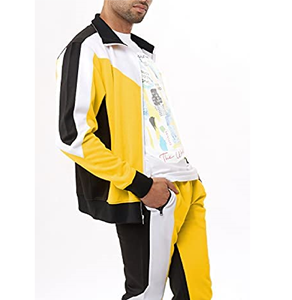 ชุดวอร์มสไตล์สตรีทสำหรับผู้ชาย,ชุดวิ่งกางเกงวอร์มหลากสีแบบมีซิปสำหรับผู้ชายปี2022 - Product Image 6