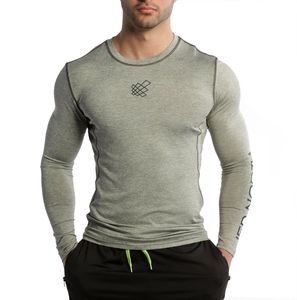 Camiseta Deportiva de Manga Larga, Ajustada, Económica, Unisex, de Nailon/Algodón, Tela Inteligente Transpirable, Venta al Por Mayor de Ropa de Alta Calidad - Product Image 1