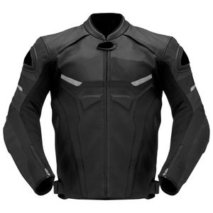 Vêtements de moto en cuir respirant noir, vêtements de course automobile - Product Image 5