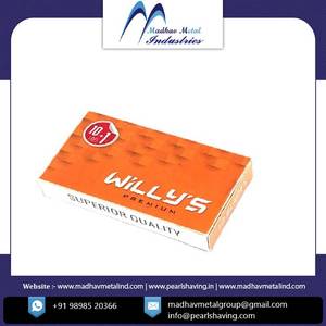 Willys มีดโกนสำหรับผู้ชาย, มีดโกน200ใบมีดคู่แบบใช้ซ้ำได้คุณภาพสูงแพ็กใบมีดสำหรับกรูมมิ่งของผู้ชาย - Product Image 3