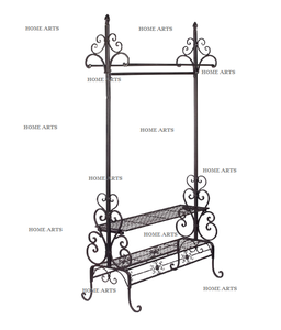 Maravilloso diseño hierro color negro flores maceta estante mejor calidad forma personalizada maceta soporte para gran oferta - Product Image 2