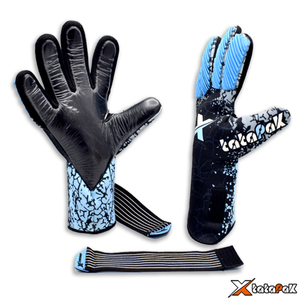 Gants de gardien de but en cuir professionnels de haute qualité de Direct Factory en caoutchouc antidérapant et personnalisé pour gardien de but de football - Product Image 5