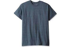 2021 otoño nueva camiseta de manga larga para hombre Color sólido 100% algodón de alta calidad de talla grande Jersey con logotipo liso - Product Image 6