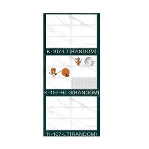 Carreaux muraux de cuisine en céramique émaillée brillante de couleur blanche pure 30x45cm - Product Image 1