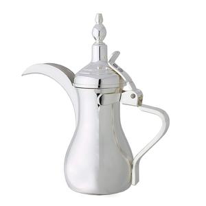Métal Arabe Dallah Premium Quality Handmade Designer Coffee Pot Classique Élégant Vente en gros Fantaisie Métal Arabe Dallah - Product Image 1