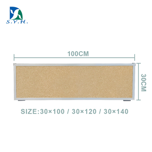 Modern Magnetic Removable Cork Office <b>Partition</b> Desk Panel <b>Screen</b> with Aluminum Frame for Home Office & Workshop - Product Image 3