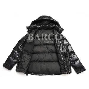 Veste d'hiver matelassée pour homme, imperméable, coupe-vent, à capuche, rembourrage gonflé, personnalisable, de haute qualité, décontractée, prix bas, best-seller - Product Image 6