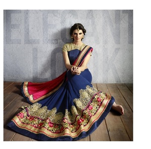 ผ้าชีฟอง Saree alphanumero - Product Image 1