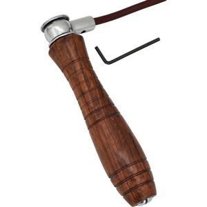 Cuerda de saltar de 9 pies de velocidad personalizada, manijas de madera ajustables para ejercicio pesado, cuero inteligente para Fitness, PP, venta al por mayor, cuerda de saltar de madera - Product Image 4