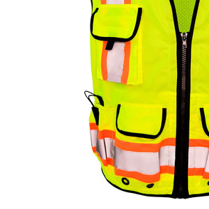 เสื้อกั๊ก Hi-Viz ทรงสลิมฟิต,เสื้อสวมศีรษะแขนยาวแบบเต็มตัวเสื้อกั๊กเพื่อความปลอดภัยในการทำงานปรับแต่งโลโก้ได้ - Product Image 4