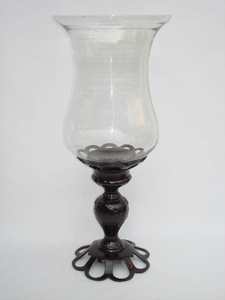 Bougeoir de luxe fantaisie moderne avec cheminée en verre aluminium brillant poli/nickelé nouveau style bougeoir Offre Spéciale fantaisie - Product Image 4