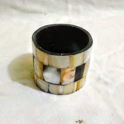 Madre perla servilletero anillo cena Mesa decorar forma cuadrada madre de perla servilletero anillo - Product Image 4