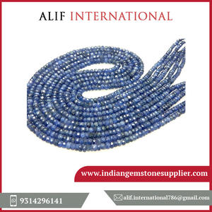 ส่งออกลูกปัดพลอยสีขาวบุษราคัมแบบเหลี่ยมเพชรพลอยลูกปัดหินคุณภาพสูง - Product Image 2