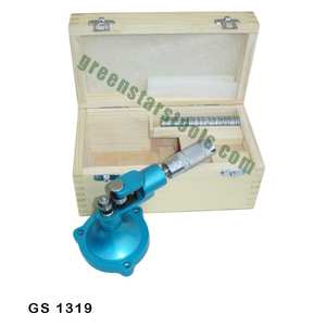 GS 1319 Outils et équipement essentiels pour la bijouterie Civière d'anneaux en pierre avec 16 matrices pour l'artisanat de bijoux - Product Image 1