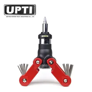 15-1 çok aracı cırcır tornavida Hex Key ile Wrench Combo UPTI DIY aracı, ayarlanabilir kolu şekiller en İyi tork