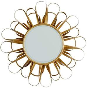 Miroir décoratif durable en fer forgé de couleur et de taille personnalisable Décor à la maison avec un design élégant en métal et un design personnalisé - Product Image 1