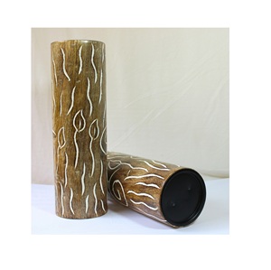 Soporte de madera sólida para velas, diseño de resina, soporte de vela de madera Natural, el mejor regalo para forma cuadrada - Product Image 6