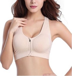 2021 Women Polyester Sport Fashion Workout Breathable Push Up Hooded Gym Sports Bra - Product Image 4