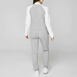Stylish <b>Women</b> Tracksuit Grey Color Zipper Closure Hood With <b>Trouser</b> <b>for</b> Sale - Product Image 5