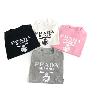 Vestuário para cachorros, atacado, vestuário de estimação, algodão, designer de luxo, primavera, verão, pequeno, roupas para cachorro, camisa para cães