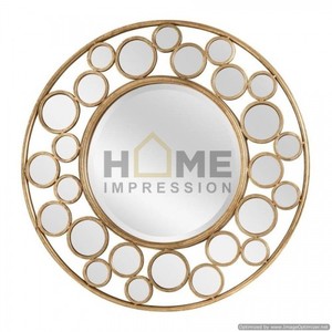 Espejo de diseño de montaje en pared contemporáneo redondo de aluminio de la más alta calidad decoración de baño de diseño moderno proveedores al por mayor - Product Image 6