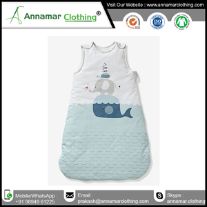 Saco de dormir de bebé de algodón orgánico certificado 100 más vendido saco de dormir de bebé de alta calidad para bebés unisex con personalización - Product Image 6