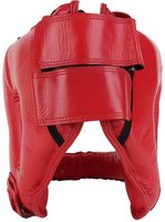 Protector de cabeza de cuero para artes marciales, accesorio transpirable de alta calidad para boxeo