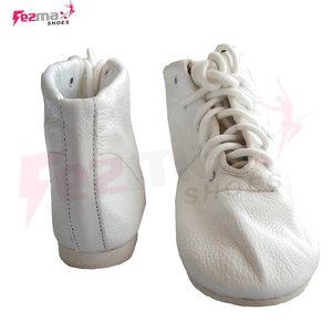 Zapatos de baile de piel de vaca auténtica, calzado de Jazz con suela dividida, sin cordones, nuevo estilo - Product Image 1