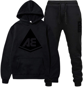 Conjunto Deportivo Informal para Niños, Sudadera y Pantalones Deportivos Lisos - Product Image 2