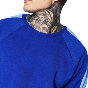 Sweat-shirt et short à manches longues et col ras du cou, pour femme, tenue personnalisée, bleu royal, à rayures latérales, vente en gros, offre spéciale, collection - Product Image 2