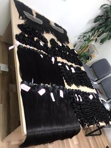 Extensiones de cabello Remy virgen ondulado suelto Trama Bomba Tejido de cabello en mechones de cabello teñido de color claro - Product Image 2