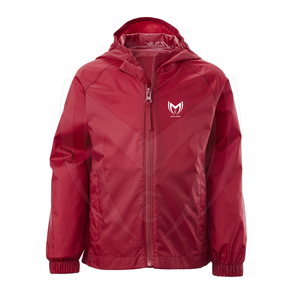 Veste de pluie à capuche avec fermeture éclair pour hommes, tissu tricoté avec logo personnalisé pour les saisons d'hiver et de printemps, prix de gros - Product Image 2