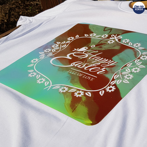 Vinyle à transfert de chaleur, film holographique coréen, couleur arc-en-ciel, Film caméléon, HTV - Product Image 3