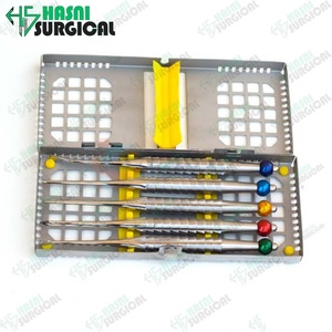 Kit d'instruments dentaires pour implants dentaires en acier inoxydable Ostéotomes plats Produits les plus vendus - Product Image 3