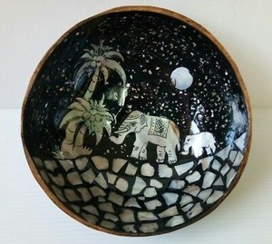 COCO-ECO ยี่ห้อของที่ระลึกและผลิตภัณฑ์ตกแต่งจากกะลามะพร้าวทำในเวียดนามธรรมชาติมะพร้าวชามที่มีรูปแบบต่างๆ - Product Image 3