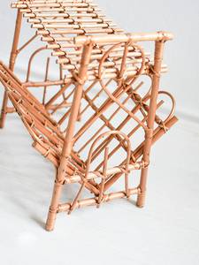 Revistero de ratán para decoración del hogar, soporte de periódico, marca SISU, RFS-064 - Product Image 5