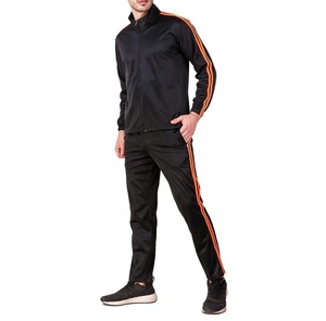 Haute qualité hommes Logo personnalisé coton polaire respirant séchage rapide grande taille Gym Fitness entraînement veste zippée bas actifs - Product Image 3