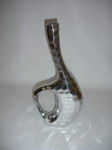 Vantage Fancy Modern Shiny Polish Home Interior and Exterior <b>Decorative</b> <b>Vases</b> Crystal Bling Flower <b>Vase</b> and Center Piece Marble - Product Image 6
