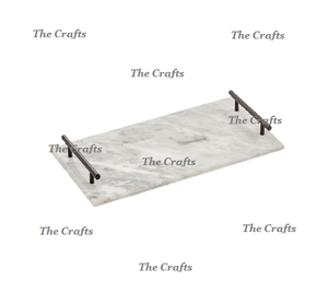 Bandeja de Mármol de Último Diseño en Color Blanco, Bandeja de Servicio para Cocina de Hotel y Restaurante a Precios Atractivos - Product Image 6