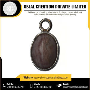 Buen precio, conectores de piedras preciosas con bisel de plata de ley 925, abalorio de creación Sejal, piezas de Rosario de Metal religioso, tres agujeros - Product Image 4