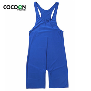 Justaucorps de lutte une pièce, impression par sublimation intégrale, vêtements de compression athlétique pour l'entraînement et la compétition - Product Image 6