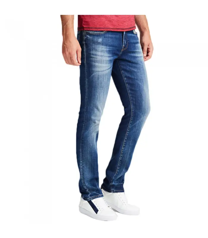 Slim fit fashion denim skinny long pant fancy jeans for men's made in Bangladesh
