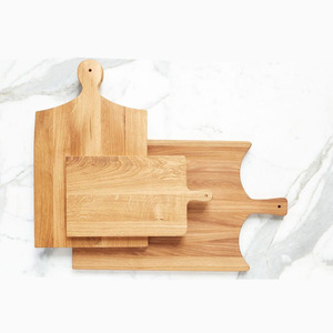 Planche à fromage en bois rectangulaire personnalisée avec poignée Planche à pizza et aliments pour blocs à découper les légumes - Product Image 4